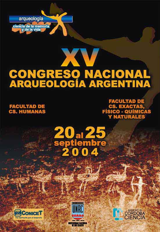 XV CONGRESO NACIONAL DE ARQUEOLOGIA ARGENTINA